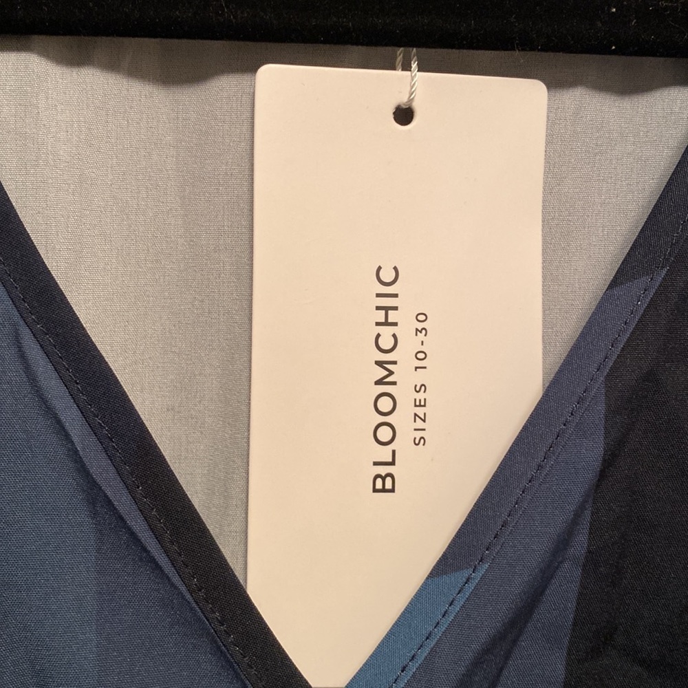 Brand New BloomChic Multicolored High Low Blouse…size 10 - Picture 5 of 5